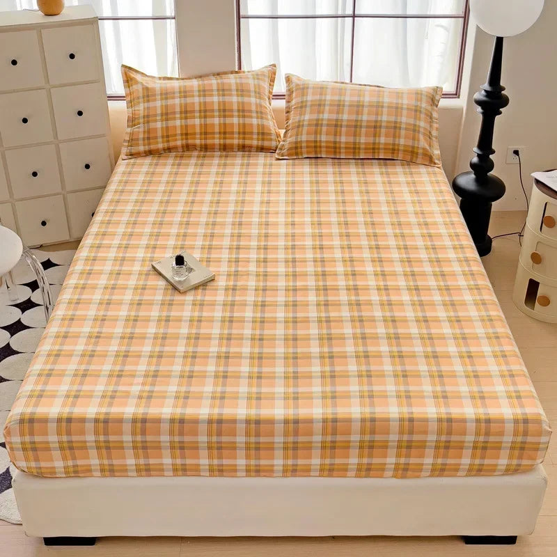 Decorbites™ Japanischer Stil Dickes Spannbettlaken für Queen-/King-Size-Bett