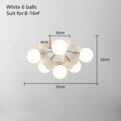 Decorbites™ Kinder-LED-Deckenleuchte: Eisenblech-Glas-Leuchter