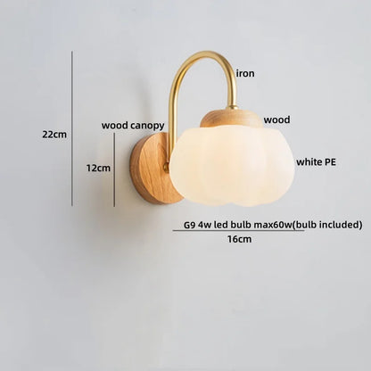 Decorbites™ Baumwoll-LED-Wandleuchten mit Zugschalter für Restaurant, Wohnzimmer, Schlafzimmer