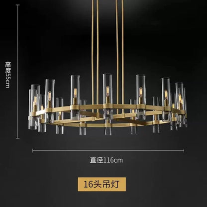 Decorbites™ Glas-Hängelampe mit E14 LED, Chrom-Finish, Retro-Design
