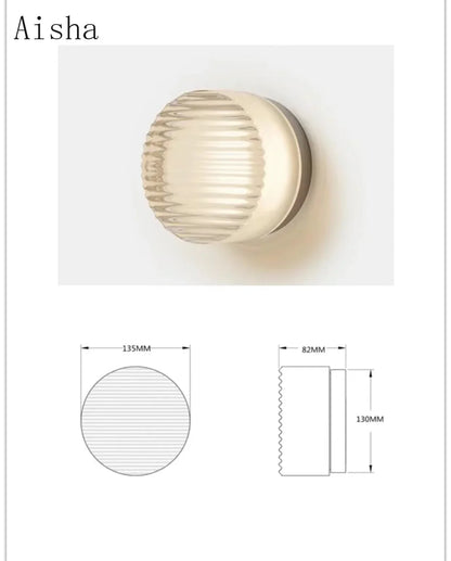 DecorBites™ Acrylic Sconce LED Wall Lamp for Luxury Living Room & Bathroom