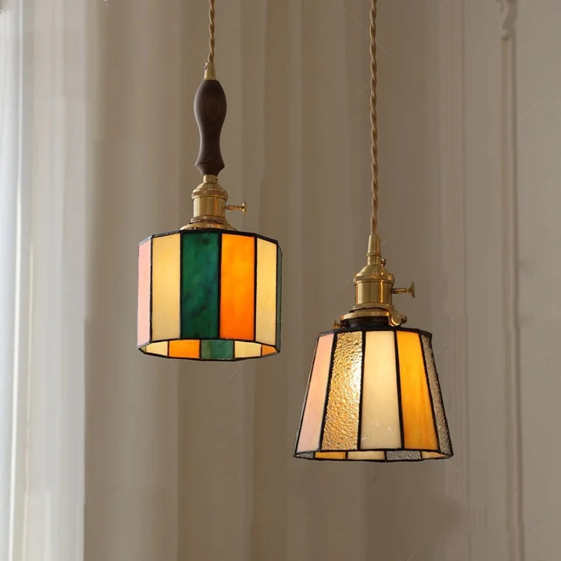 Decorbites™ Kupferknopf-Schalter LED-Hängeleuchte, verstellbare Glas-Esszimmerbeleuchtung