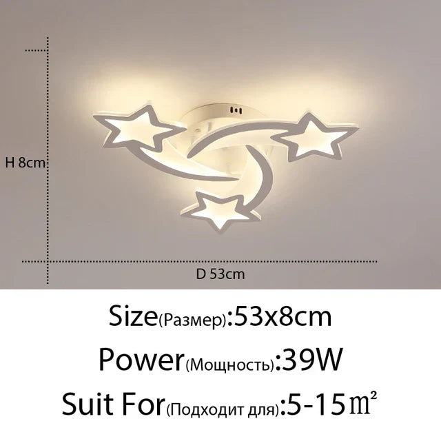 Decorbites™ LED-Acrylichtkronleuchter mit Fernbedienung für Innenbeleuchtung im Haus