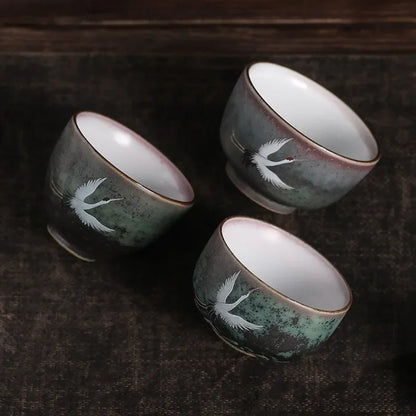 DecorBites™ Japanese Ceramic Coffee Cup Porcelain Tea Mug Drinkware Pottery Water Mugs