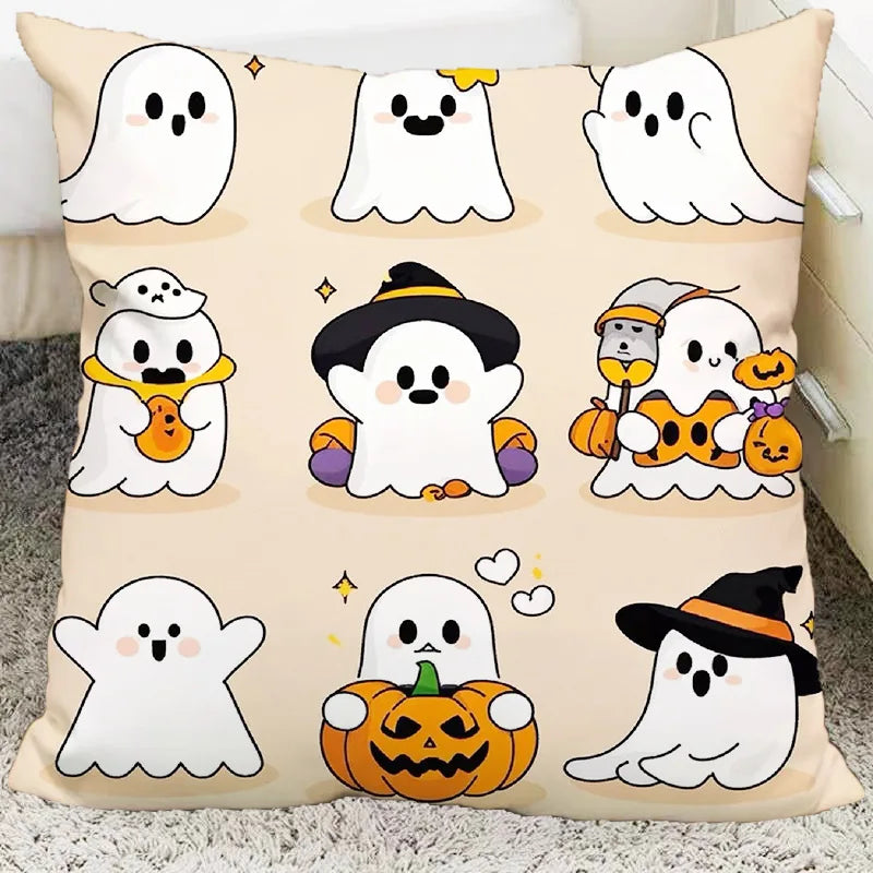 Decorbites™ Halloween-Plüsch-Kartoffelkissen für Wohnzimmer und Schlafzimmer, festliche Dekoration