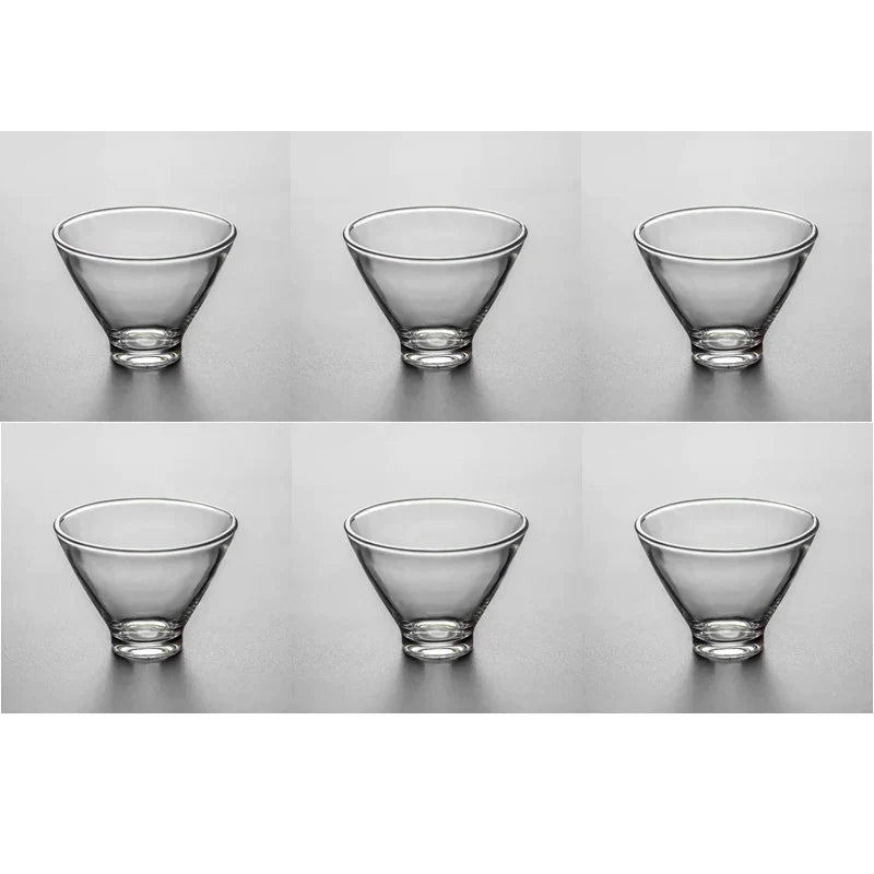 Decorbites™ Japanisches Teetassen-Set aus niedlichen hitzebeständigen Glasbechern und Teetassen