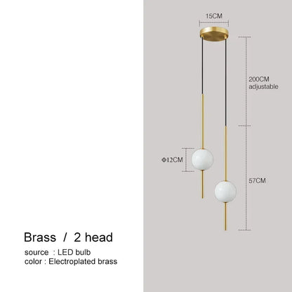 Decorbites™ Glas-Kugelleuchten für Esszimmer- und Schlafzimmer-Dekor-Beleuchtung