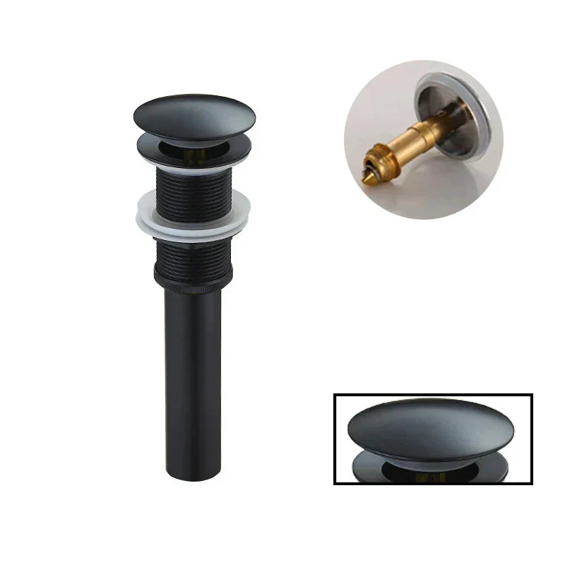 Gold Round Pop-up Drain