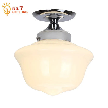 Decorbites™ Cremeglas-Pendantleuchten LED E27 Retro-Hängeleuchte für Schlafzimmer, Küche, Restaurant