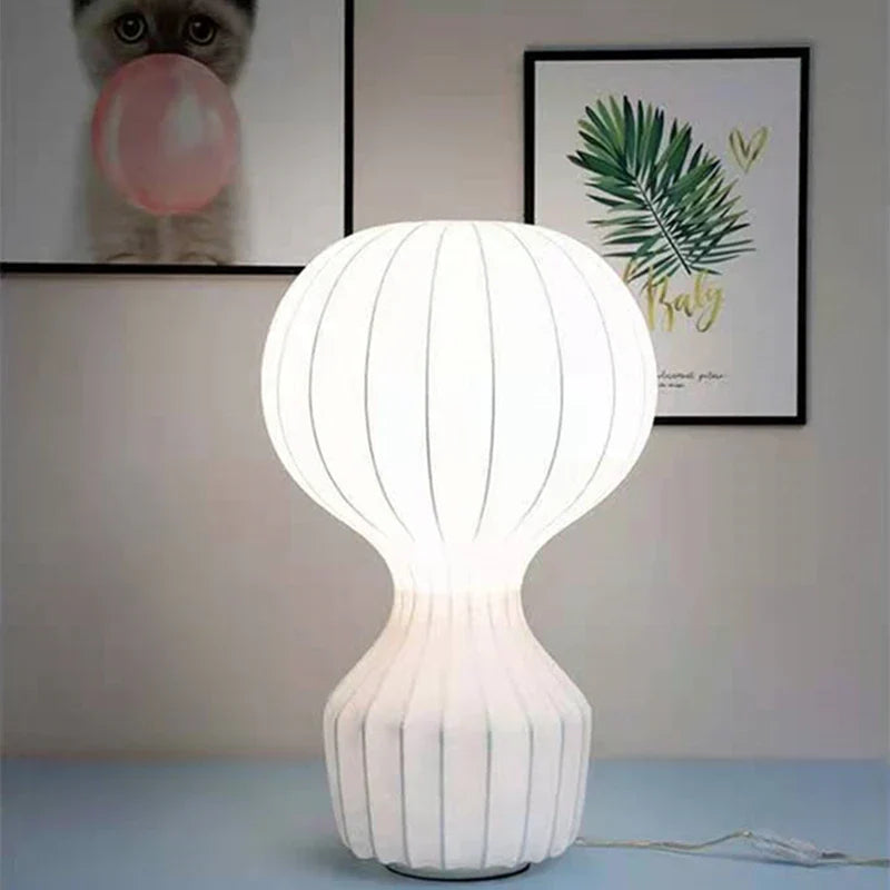 DecorBites™ Gatto Silk Table Lamp: Nordic Designer Novelty for Home Decor, Living Room, Bedroom