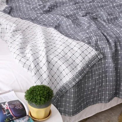 Decorbites™ Baumwollsommerdecke: Weiche und luftig-leichte Bettdecke für Einzel-/Doppelbetten