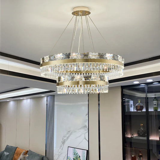 Decorbites™ Kristall-Schmetterlings-Wohnzimmerlampe: Luxuriöse postmoderne Beleuchtung für das Esszimmer