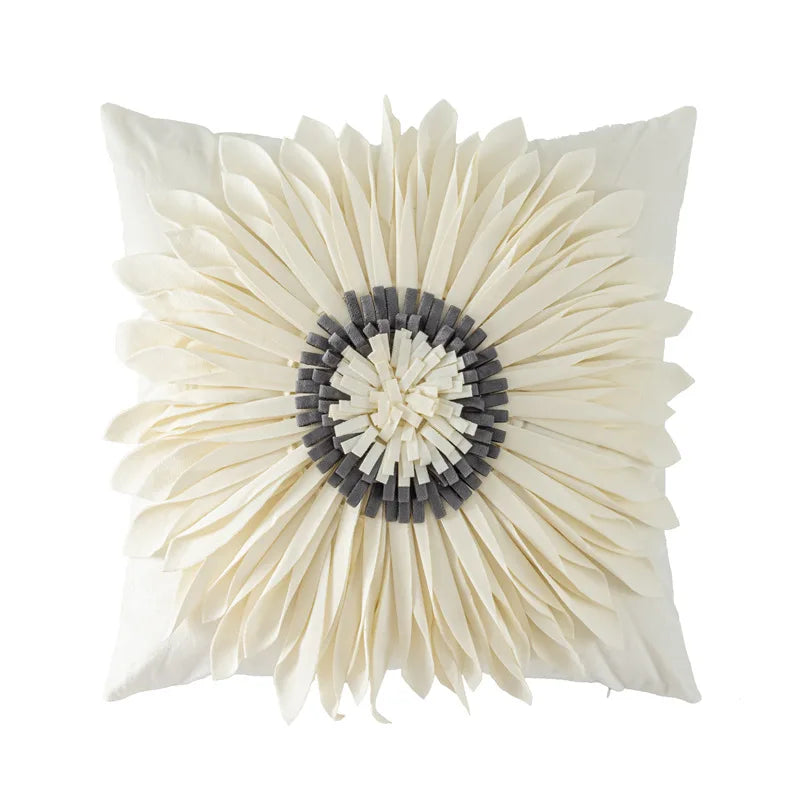 Decorbites™ Handgefertigtes Blumen-Kissenbezug - Elegante Heimdekoration Kissen