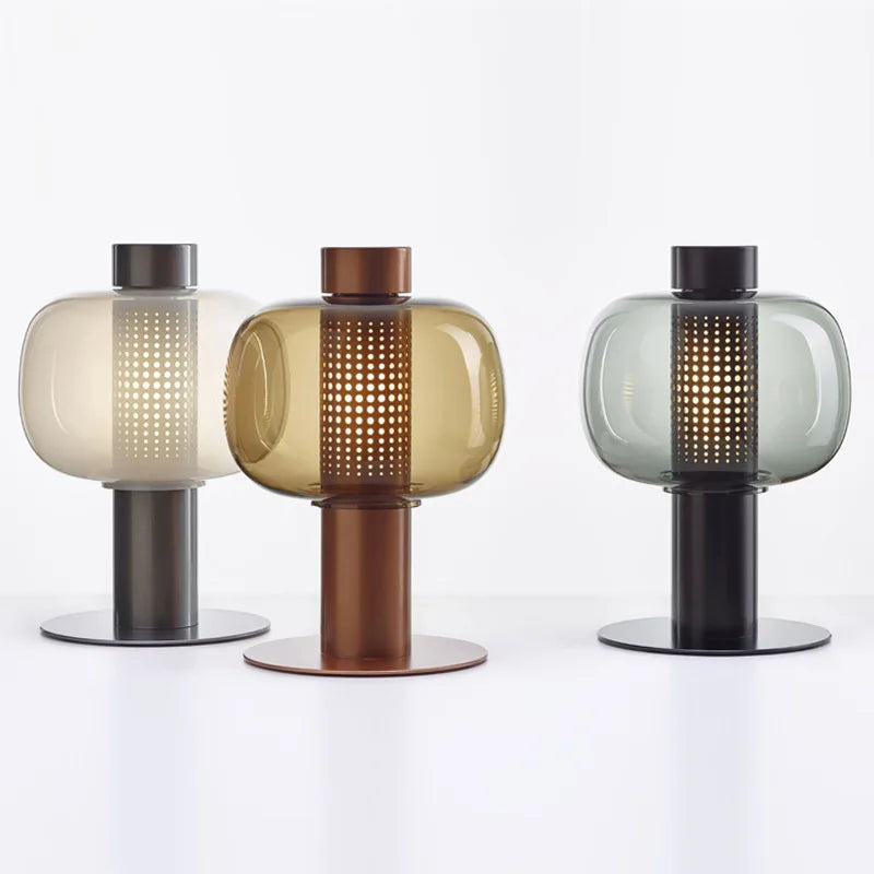 Decorbites™ Glas-Tischleuchte Modernes Design für Wohnzimmer und Schlafzimmer