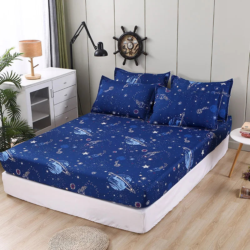 Decorbites™ Goldene Feder Bezugsset: 120/150/180 cm + 2 Kissenbezüge