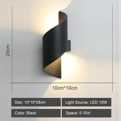 Decorbites™ LED-Acrylic-Wandlampenschirm für Schlafzimmer Wohnzimmer Heimdekoration