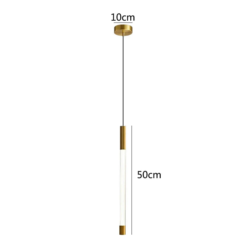 Gold Bar LED Wall Light