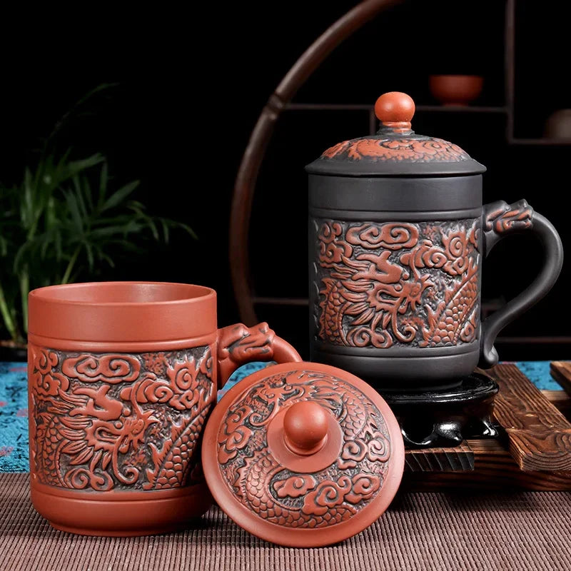Decorbites™ Drachen-Phönix-Thermo-Kaffee-Reisemug-Geschenk