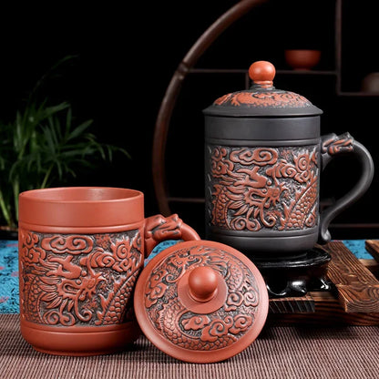 Decorbites™ Drachen-Phönix-Thermo-Kaffee-Reisemug-Geschenk