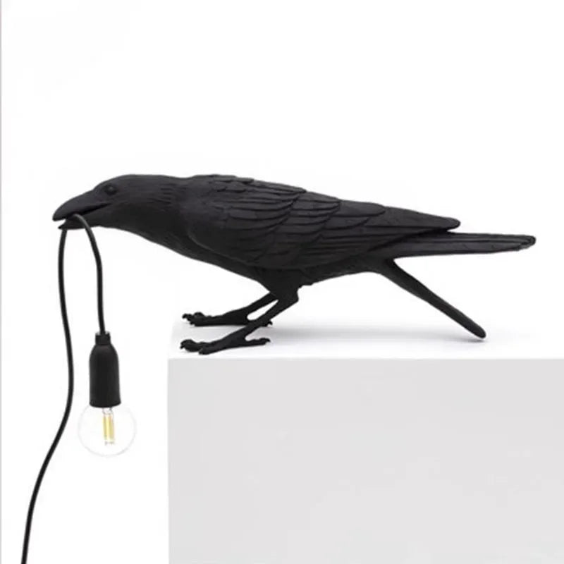 Decorbites™ Lebendige Vogel Harz-Tischlampe - Heimdekoration-Beleuchtung für Schlafzimmer, Wohnzimmer