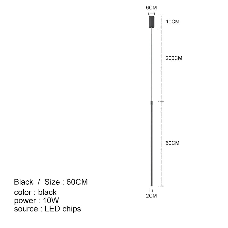 Decorbites™ LED-Leitungsleuchter: Nordische kreative Beleuchtung für Wohnzimmer & Schlafzimmer