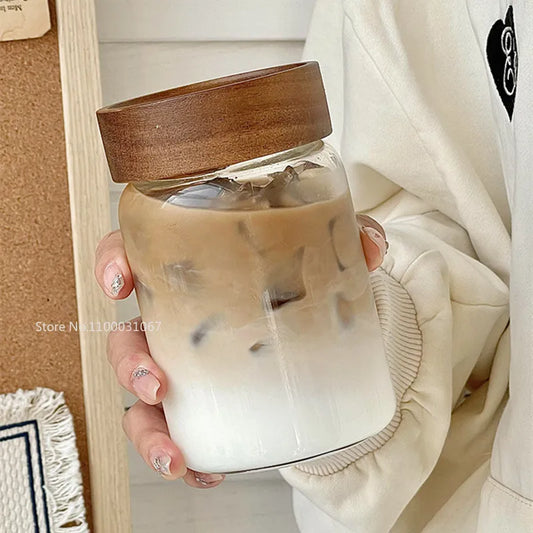 Decorbites™ Glas-Teetasse mit Deckel: Hitzebeständig & Versiegelte Kaffeetasse