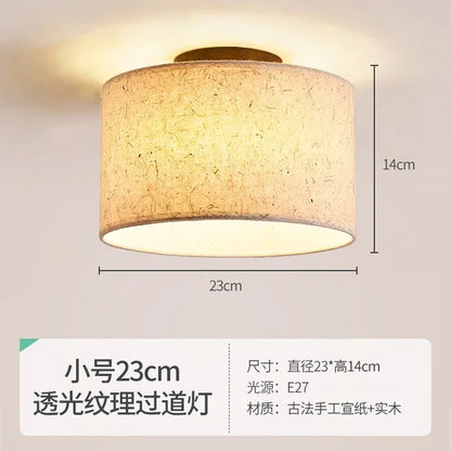 Decorbites™ Sahne Wabi-sabi Kronleuchter Lampe Retro Japanischer Stil Schlafzimmer Dekor Beleuchtung