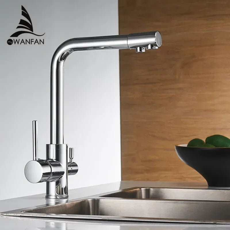 Decorbites™ Küchenarmatur mit Wasserreinigungsfunktionen – Aufsatzmontiert mit 360° Drehung