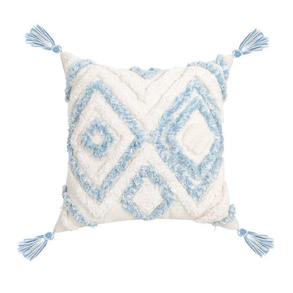 DecorBites™ Geometric Tassel Tufted Pillow Covers for Home Decoration