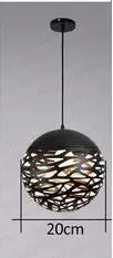 Decorbites™ Kelly Anhängerlampe: Vintage Kugel-Lampe Kronleuchter für industrielle Heimdekoration