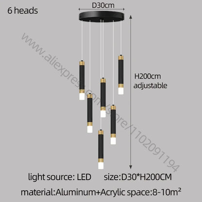 Decorbites™ LED-Kronleuchter: Modernes nordisches Acryl-Luxusbeleuchtung für die Hausdekoration