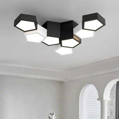 Decorbites™ Geometrische Deckenlampen: Moderne & kreative Leuchten für das Schlafzimmer
