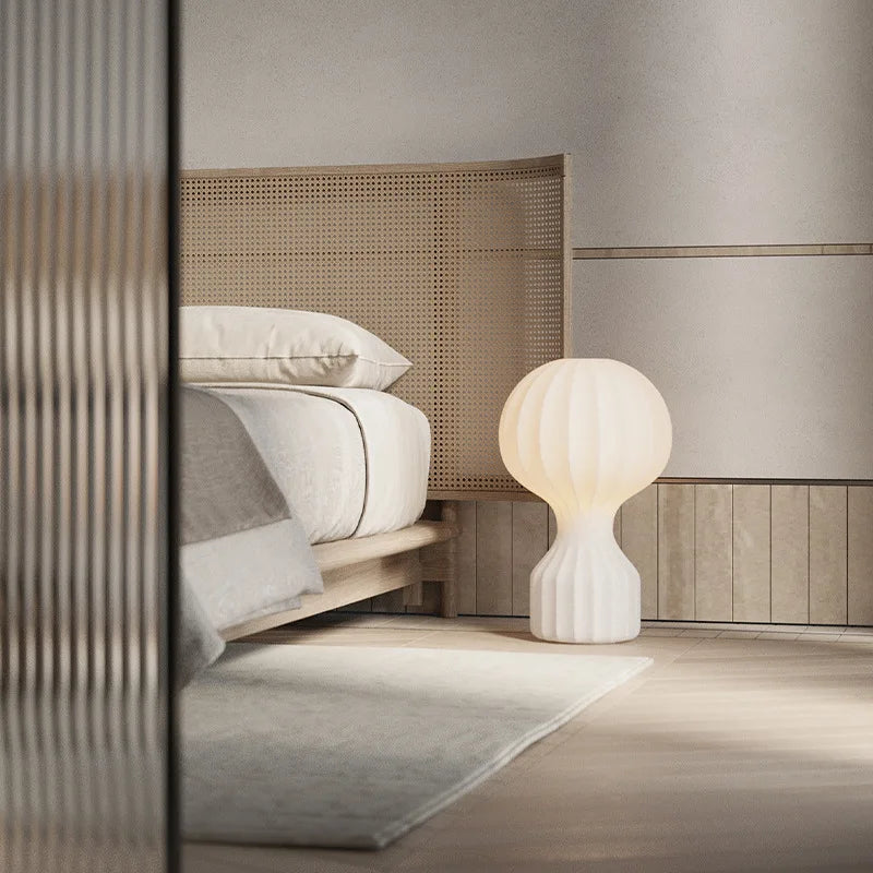 Silk Shade LED Floor Lamp