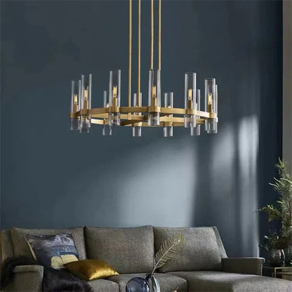 Decorbites™ Glas-Hängelampe mit E14 LED, Chrom-Finish, Retro-Design