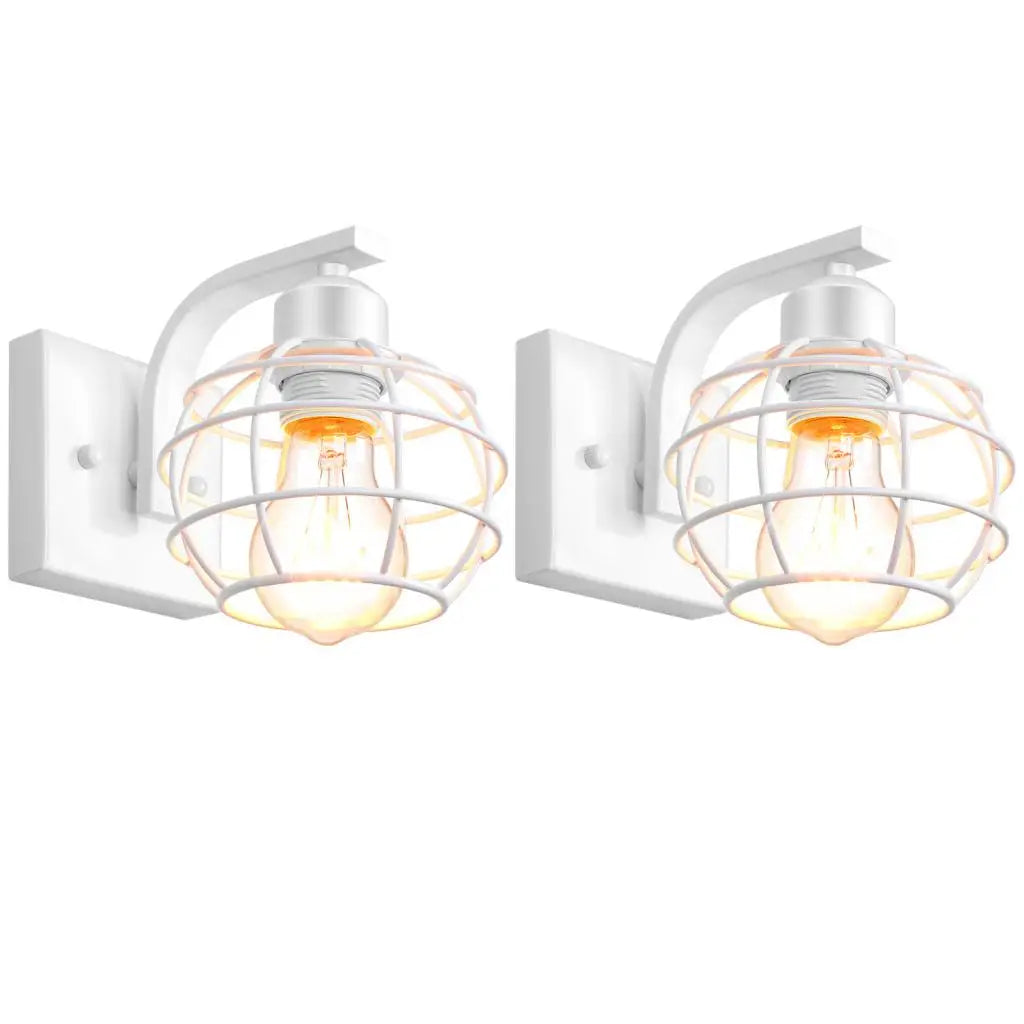 Decorbites™ Industrielles Vintage LED Wandlicht Eisenkäfig Applike Innenbeleuchtung