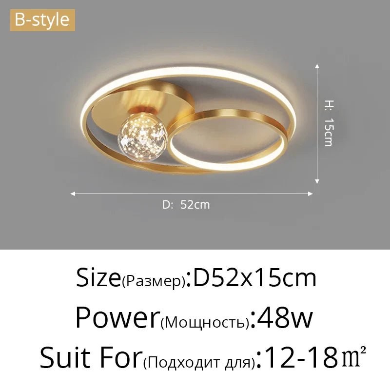 DecorBites™ Gypsophila Chandelier: Modern Ceiling Mounted Light for Home, Living Room, Bedroom