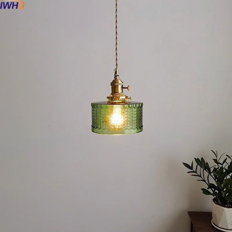 Decorbites™ Grüne Glas-LED-Hängeleuchte für modernes Wohnraumausstattung und Leuchteneinrichtungen