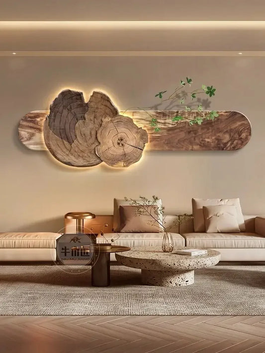 Decorbites™ Elegantes Sofa-Set mit Hängenden Gemälden und Schlafzimmer-Wandlampe-Gemälde