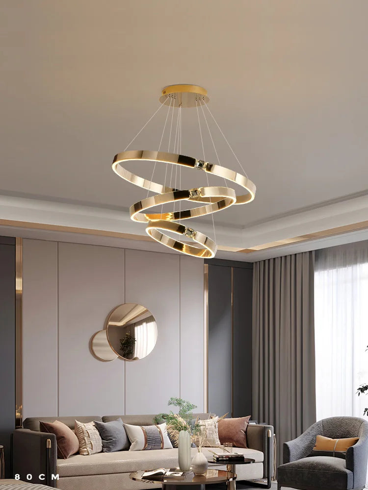 Decorbites™ Diamantring-Lüster | Nordischer Kristall-Schlaf- und Wohnzimmer-Luxusleuchte