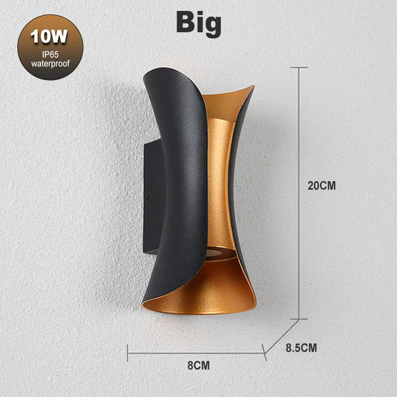Decorbites™ LED Wasserdichte Wandlampe 10W Modern Luxuriöses Innen- und Außenleuchte