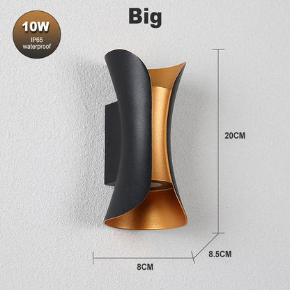 Decorbites™ LED Wasserdichte Wandlampe 10W Modern Luxuriöses Innen- und Außenleuchte