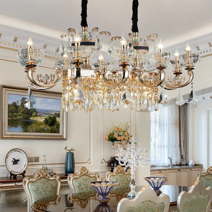Decorbites™ Jade-Kristall-Kronleuchter: Elegante europäische Wohnzimmerlampe