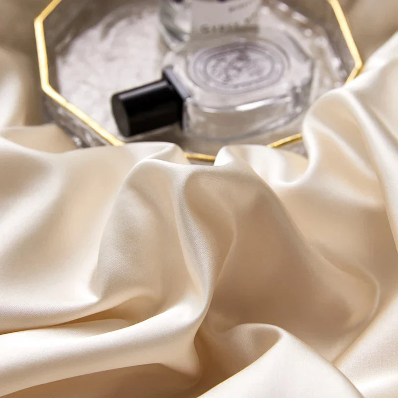 Decorbites™ Spitze Seiden-Baumwoll-Luxus-Französisches-Brautbettwäsche-Set für schicke Prinzessinnen-Schlafzimmer