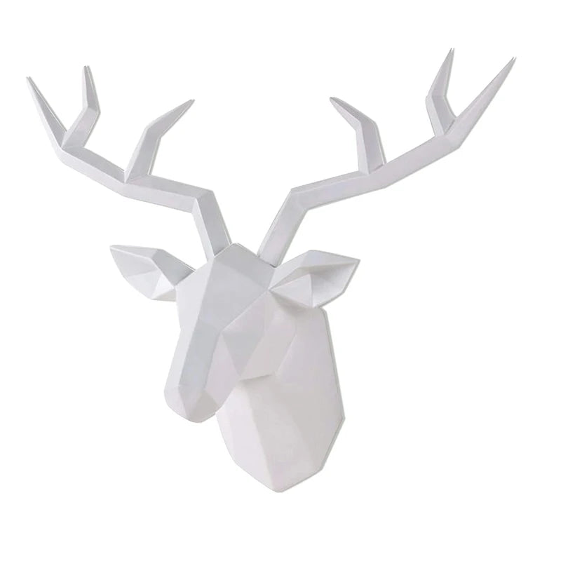 Creative Deer Head Wall Sculpture