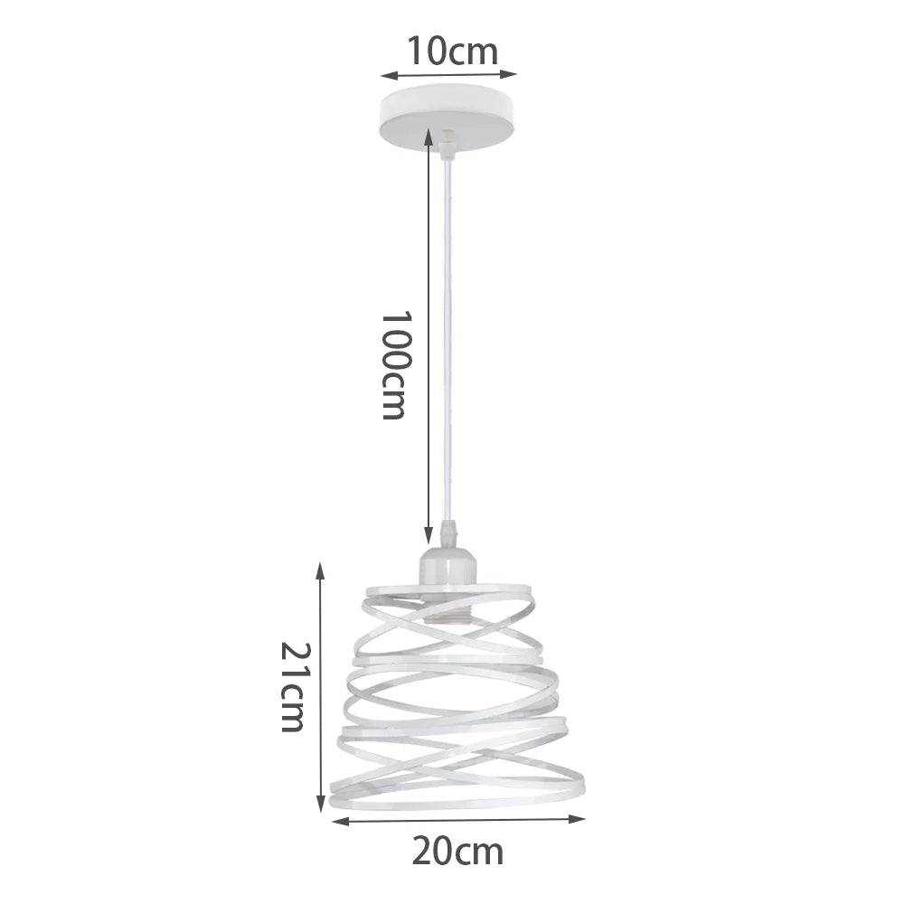 DecorBites™ Industrial Metal Ball Pendant Light for Bedroom Kitchen Island