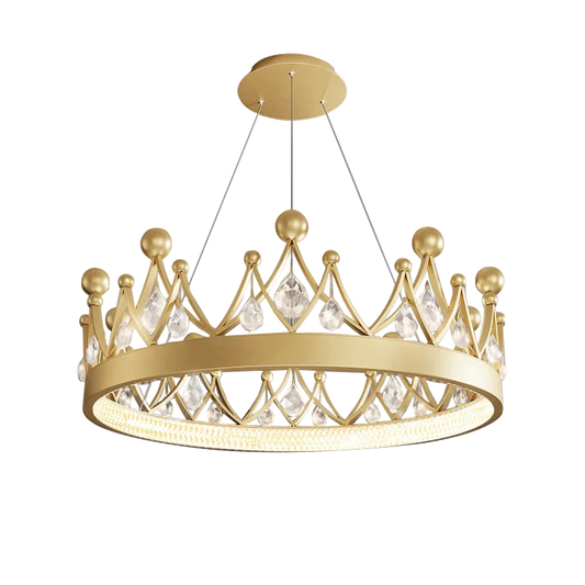Decorbites™ Kronen-Kristall-Hängelampe für Schlafzimmer- und Wohnzimmer-Dekoration