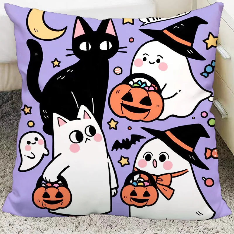 Decorbites™ Halloween-Plüsch-Kartoffelkissen für Wohnzimmer und Schlafzimmer, festliche Dekoration