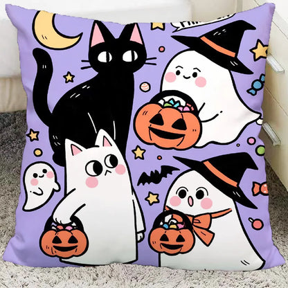 Decorbites™ Halloween-Plüsch-Kartoffelkissen für Wohnzimmer und Schlafzimmer, festliche Dekoration