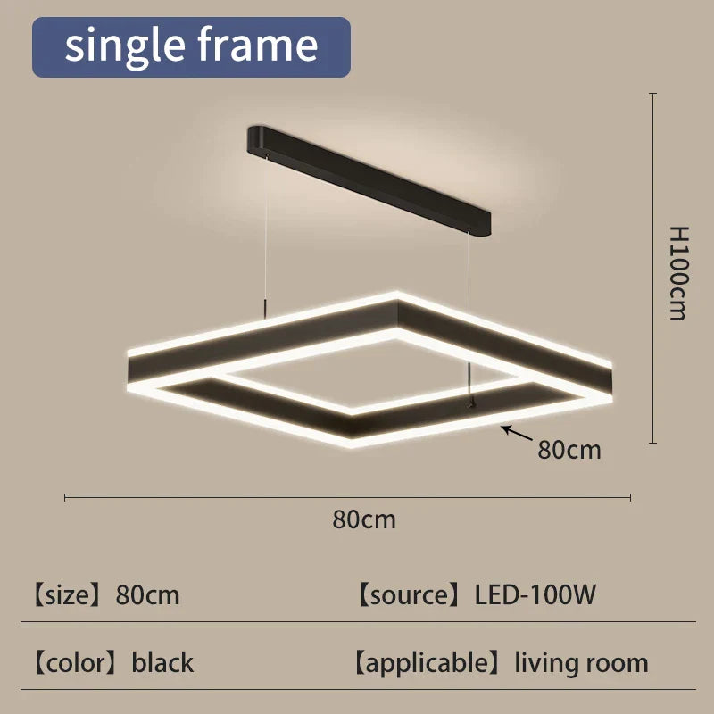 Brass Nordic Pendant Chandelier