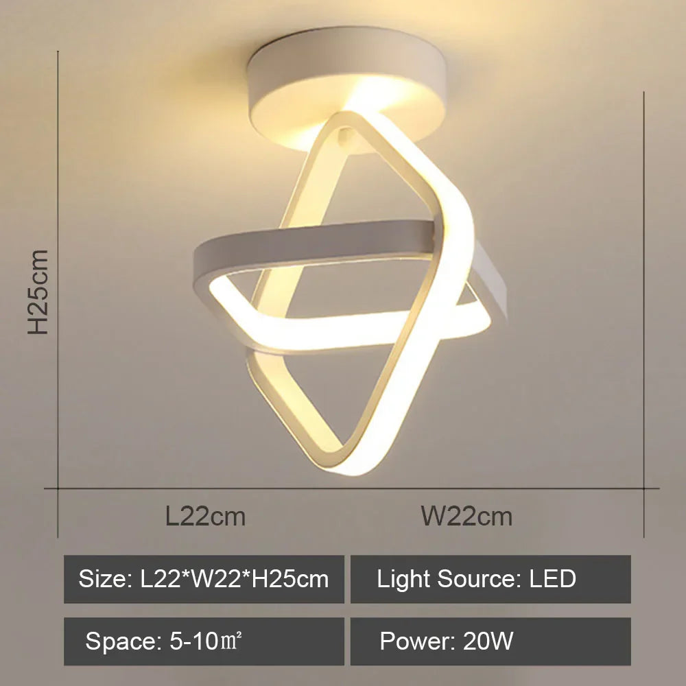Decorbites™ LED-Deckenleuchte für modernes Wohnzimmer- und Schlafzimmerbeleuchtung